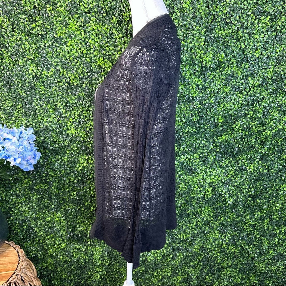 Black Lauren conrad sheer cardigan‎ - Picture 3 of 5